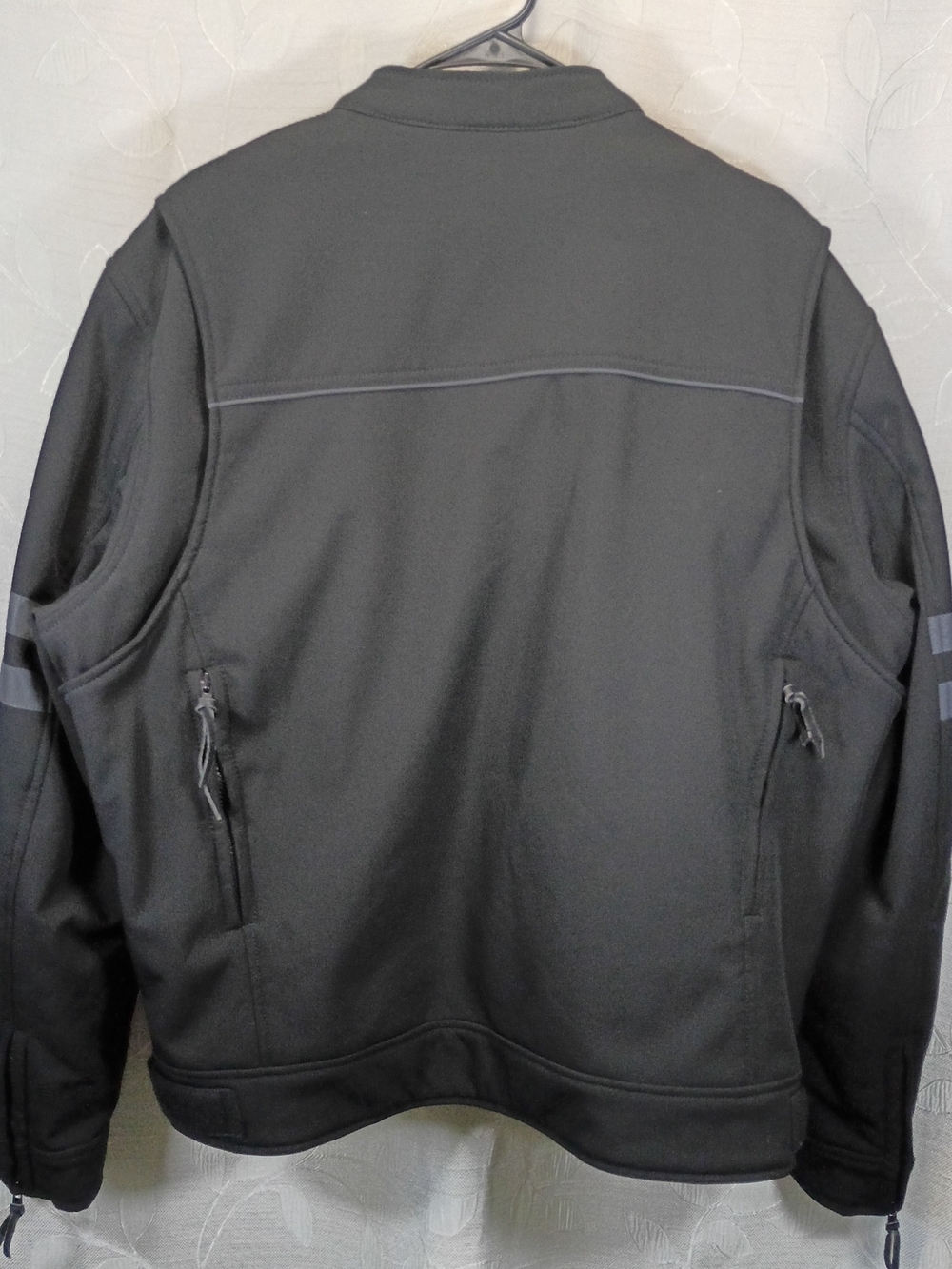 Interstate Leather Softshell Motorcycle Riding Jacket Removable Liner Large - Picture 11 of 12
